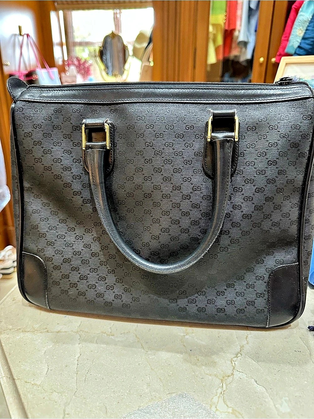 Gucci Black Tote Bag
